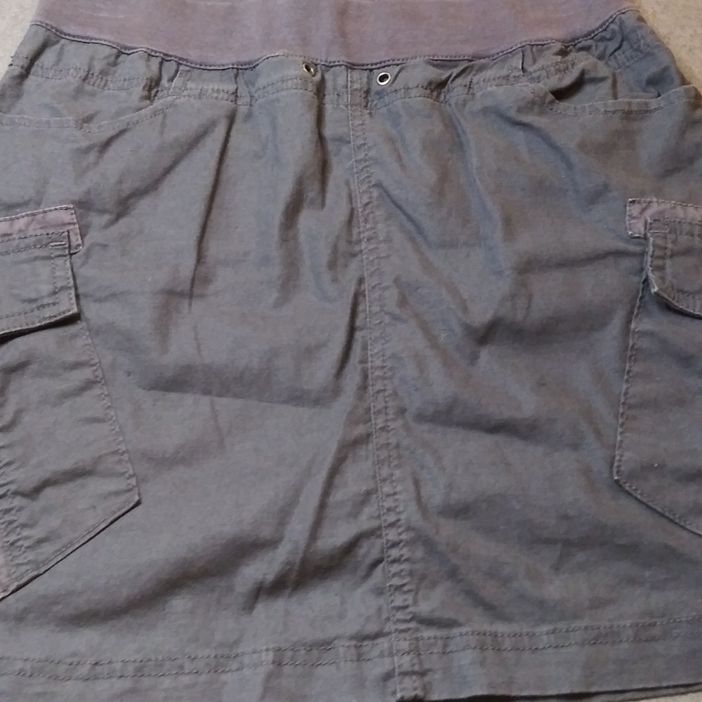 prAna Bailey linen blend skirt